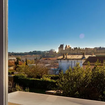 Superb Views Of The Medieval Apartment Carcassonne